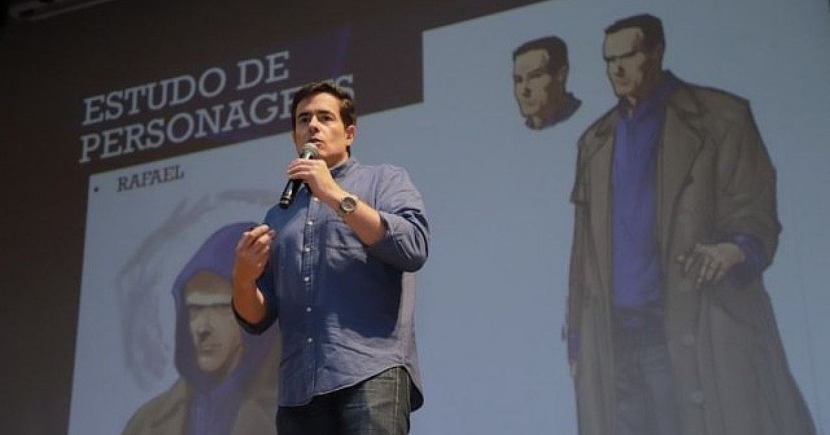Ator e escritor Felipe Folgosi apresenta suas HQ's durante exposição em Alphaville