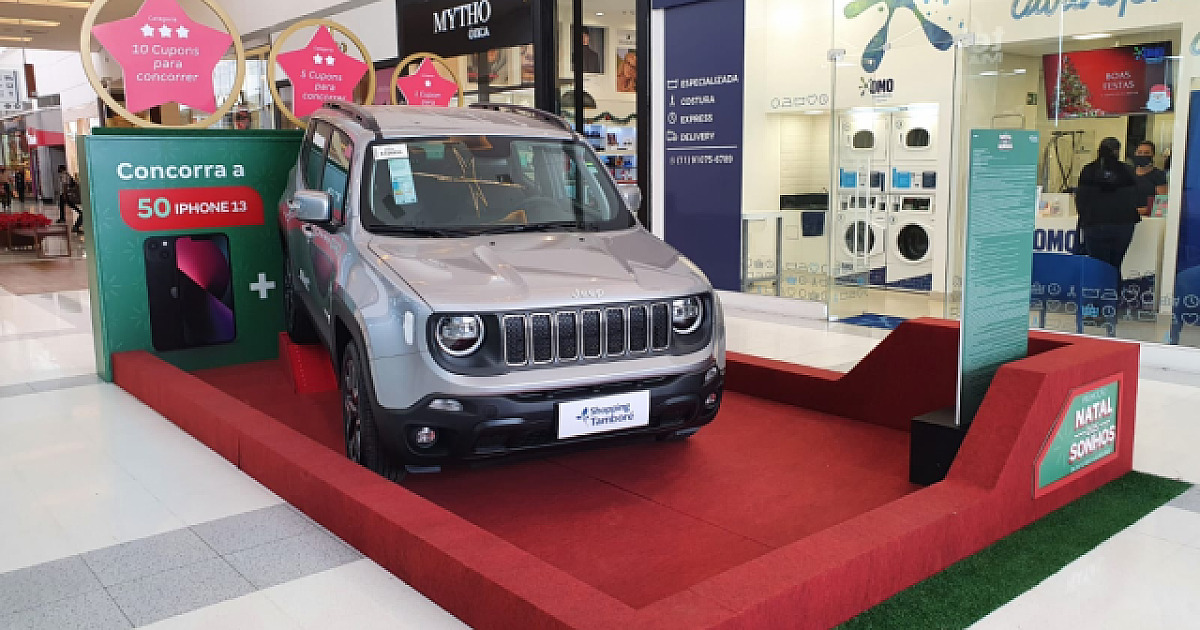 Natal dos Sonhos: Shopping Tamboré irá sortear iPhone 13 e Jeep Renegade