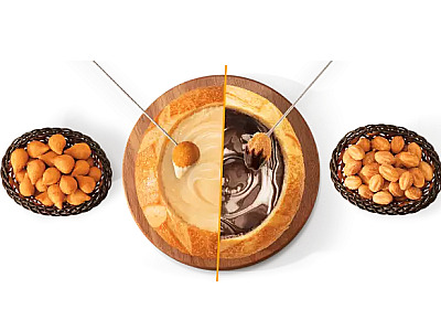 Ragazzo aposta em fondue de coxinha e churros