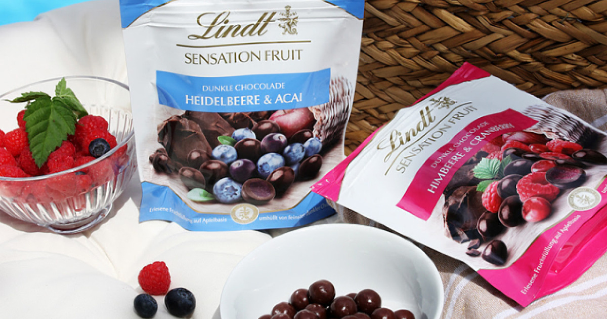Lindt lança snacks refrescantes para o verão