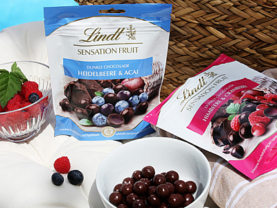 Lindt lança snacks refrescantes para o verão