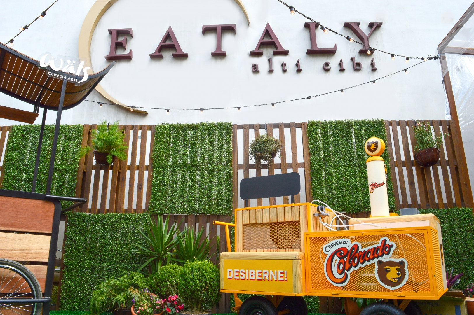 Cervejarias Colorado e Wäls levam Beer Garden para o Eataly