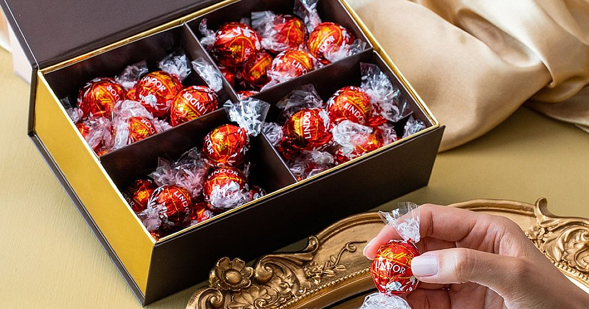 Dia das Mães: Lindt aposta em caixa porta-joias recheada com as clássicas trufas Lindor
