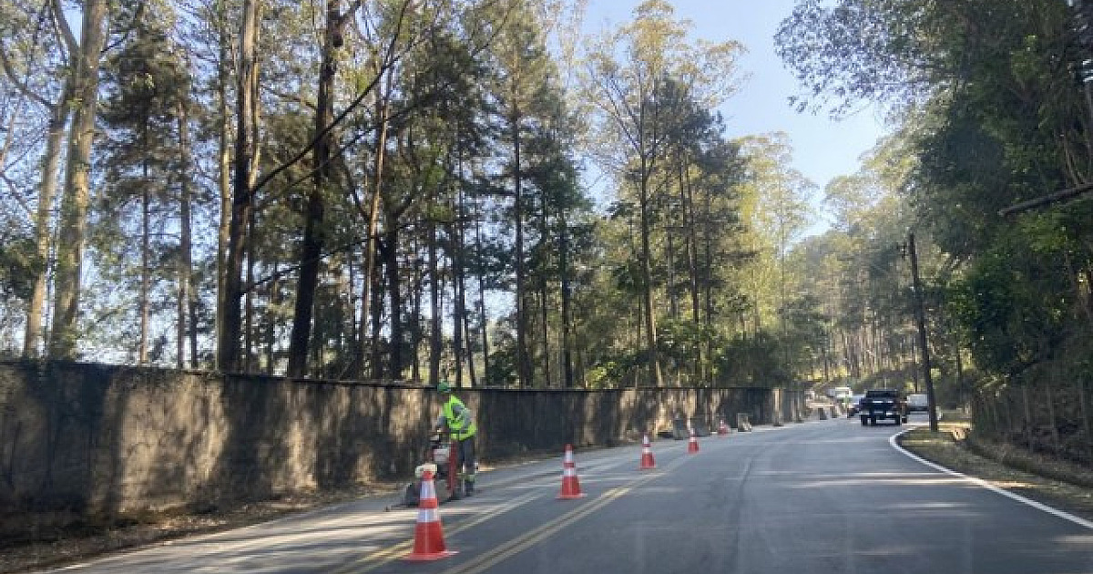 Trecho de estrada em Aldeia da Serra passa por duplicação