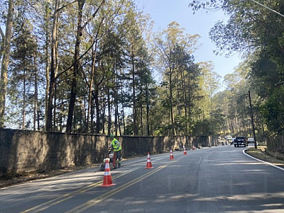 Trecho de estrada em Aldeia da Serra passa por duplicação