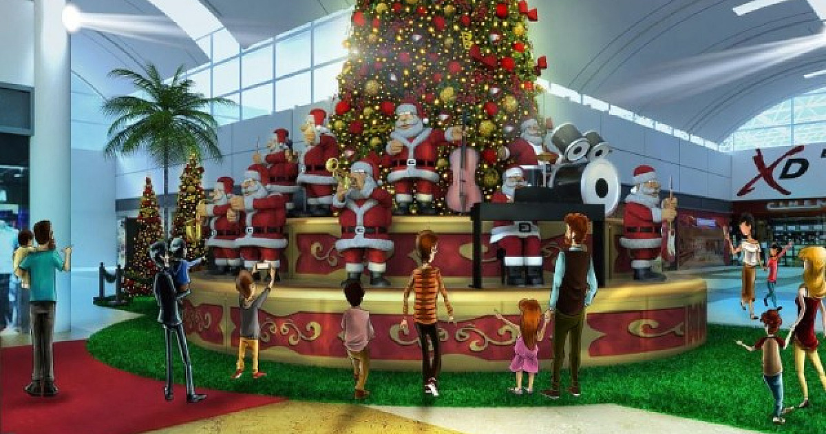 Por conta da pandemia, shoppings investem em Natal cheio de tecnologia