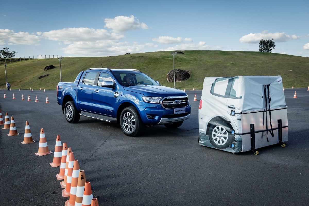 Ford Ranger 2020 é a primeira picape no Brasil com assistente autônomo de frenagem