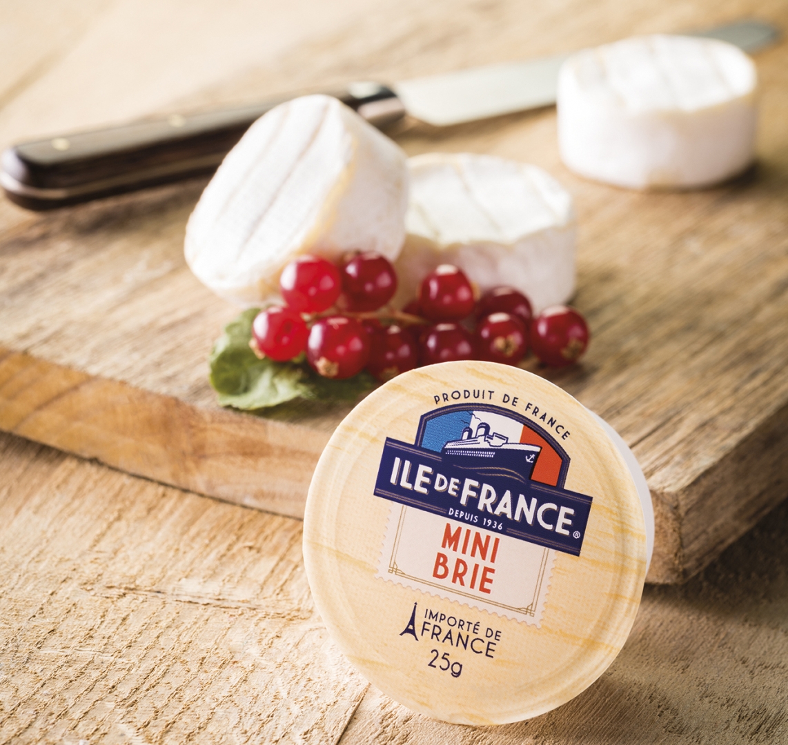 Queijos Ile de France chegam ao Brasil