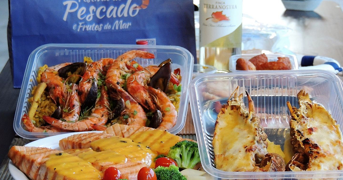 Restaurantes da Ceagesp oferecem kits de frutos do mar via delivery