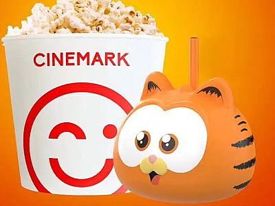Cinemark anuncia combo para o filme “Garfield: Fora de Casa”