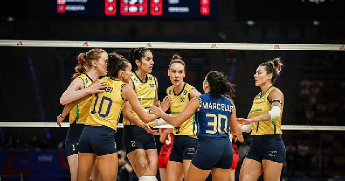 Liga das Nações: Seleção feminina de vôlei conquista vice-campeonato com nove jogadoras de Barueri
