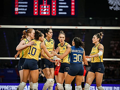 Liga das Nações: Seleção feminina de vôlei conquista vice-campeonato com nove jogadoras de Barueri