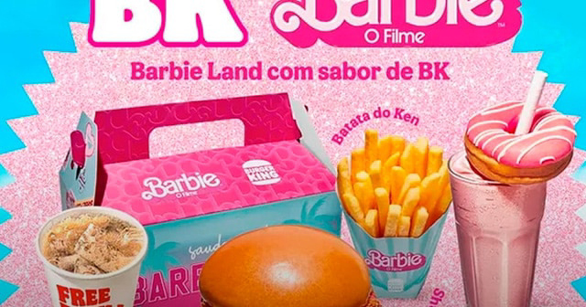 Burger King lança combo temático inspirado na Barbie