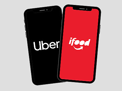 Uber e Ifood iniciam integração de serviços e lançam assinatura conjunta