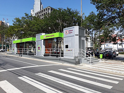 Zona Azul na Al. Madeira passa a ser vendida no Espaço Motoboy