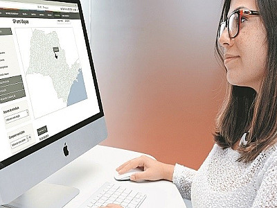 Mapa interativo oferece informações dos municípios
