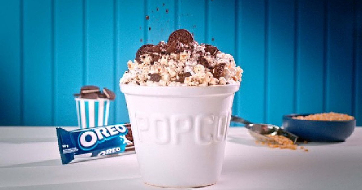 Cinemark lança pipoca com cobertura de Oreo