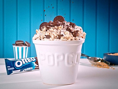 Cinemark lança pipoca com cobertura de Oreo