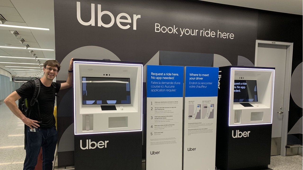 Uber testa quiosques que reservam viagem sem usar o smartphone