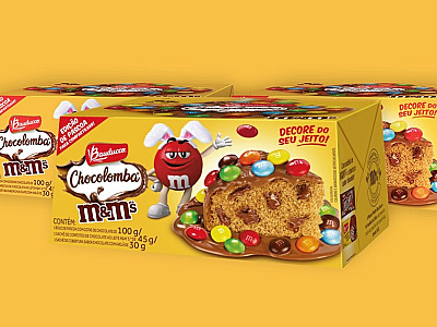 Bauducco lança Chocolomba de M&M’S e Snickers