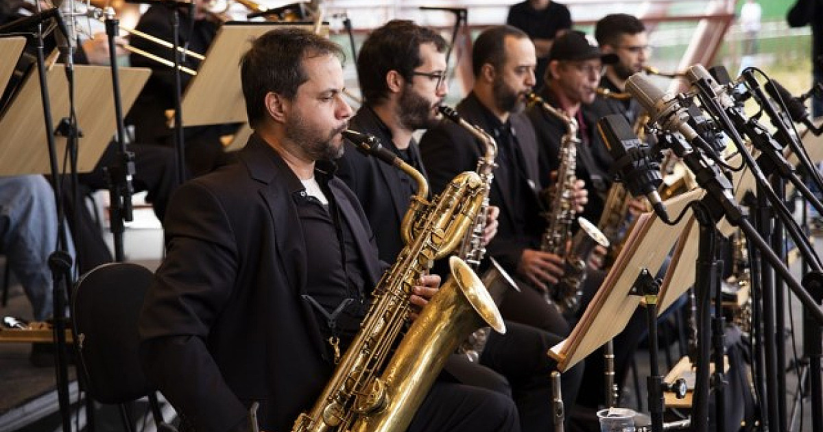 Praça das Artes recebe apresentação da Big Band da Brasil Jazz Sinfônica