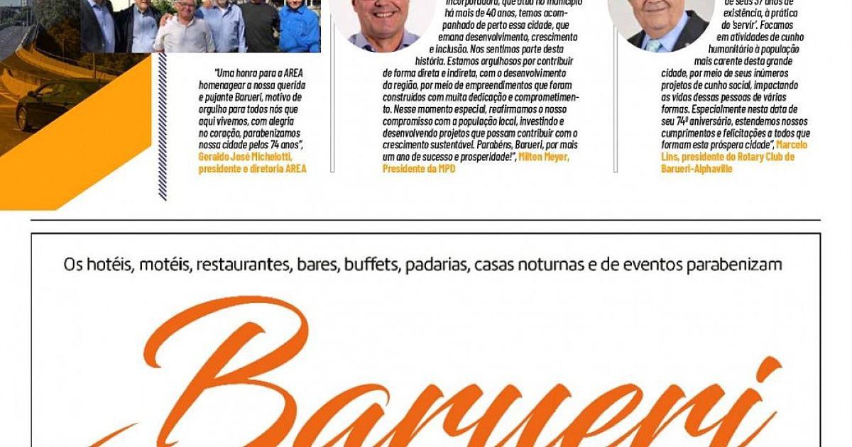 Um brinde à Barueri