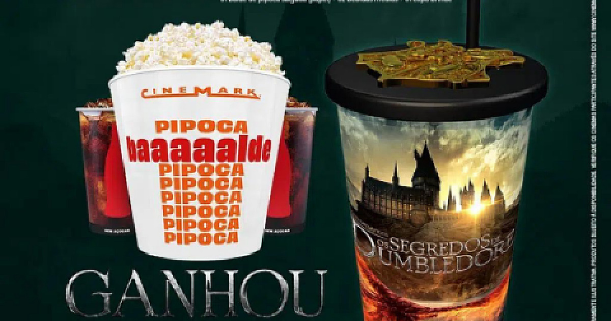 Cinemark lança combo de “Animais Fantásticos: Os Segredos de Dumbledore”