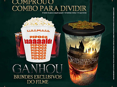 Cinemark lança combo de “Animais Fantásticos: Os Segredos de Dumbledore”