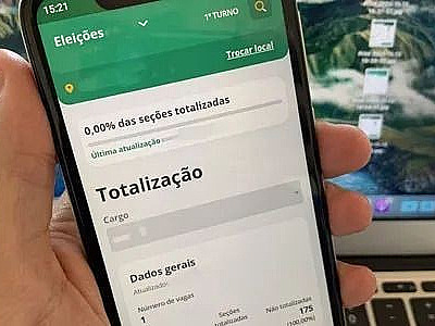 A partir das 17h será possível acompanhar a contagem dos votos em tempo real