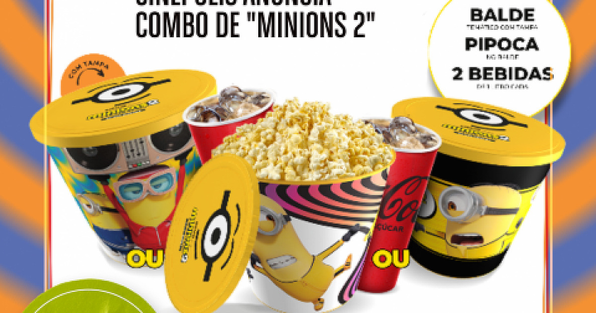 Cinépolis anuncia combo de "Minions 2"