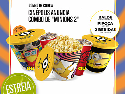Cinépolis anuncia combo de "Minions 2"