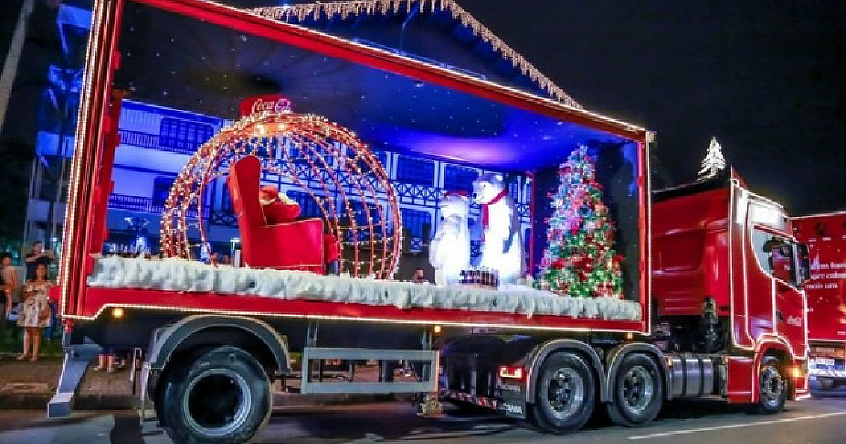 Coca-Cola lança carreata de Natal em realidade aumentada