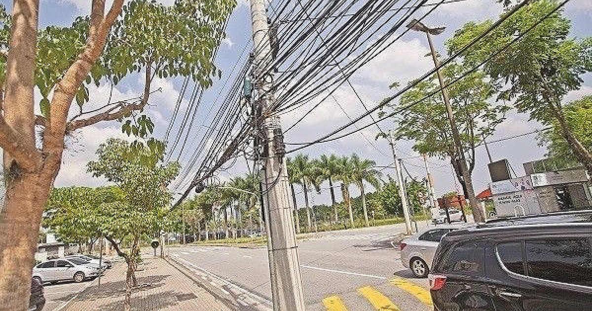 Enel faz operação para inspecionar fiações irregulares