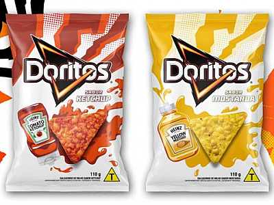Doritos lança sabores Ketchup e Mostarda no Brasil