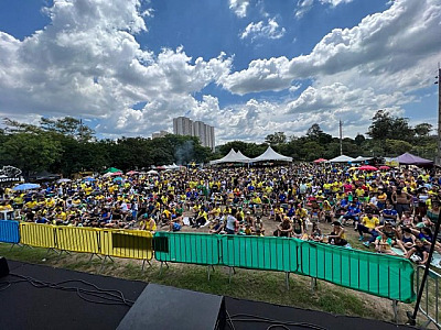 Evento Copa no Parque exibe jogos da semifinal e final da Copa do Mundo do Catar