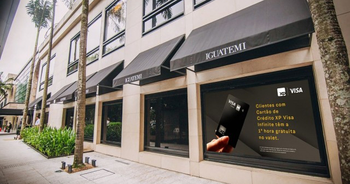 Em parceria com o Iguatemi Alphaville, clientes do Cartão XP terão 1ª hora de valet gratuita
