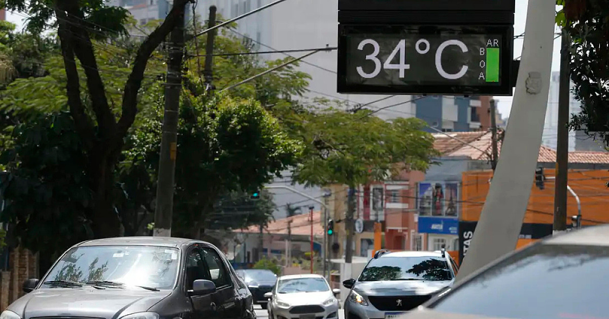 Após calor, chuva deve chegar na Grande São Paulo
