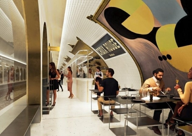 Projeto irá transformar estação de metrô desativada em centro gastronômico