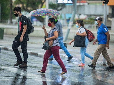 Frente fria pode trazer pancadas de chuva para a região a partir de sexta (27)