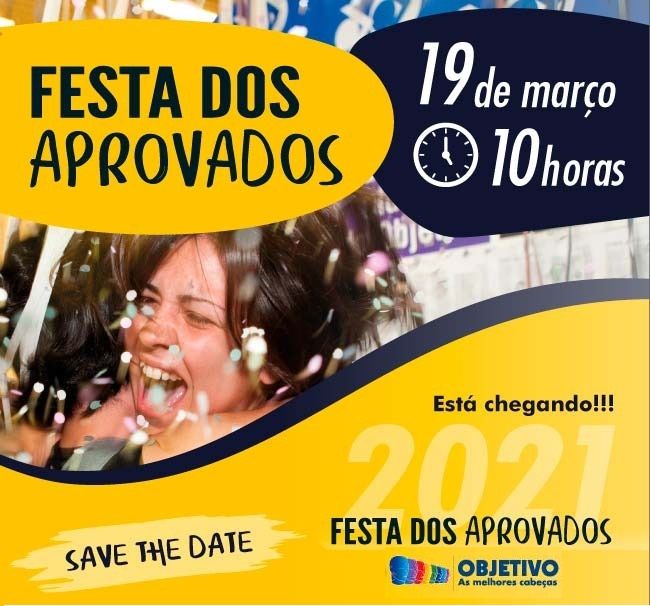 Objetivo realiza versão online da Festa dos Aprovados na Fuvest