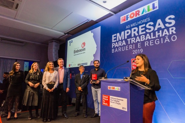 Consórcio Embracon lidera o topo da lista entre as grandes empresas