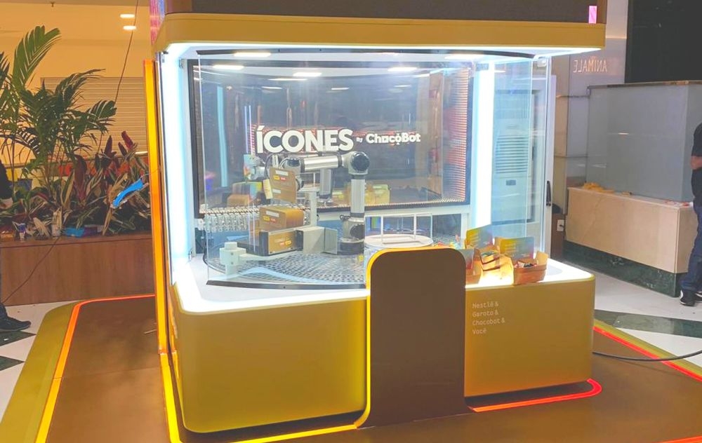 Nestlé inova com ‘quiosque robô’ que monta caixa de bombons personalizada