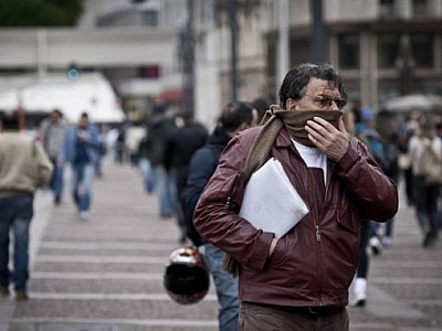 Forte massa de ar frio derruba as temperaturas na região