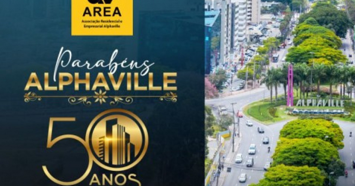 Alphaville completa meio século oferecendo desenvolvimento 
e bem-estar