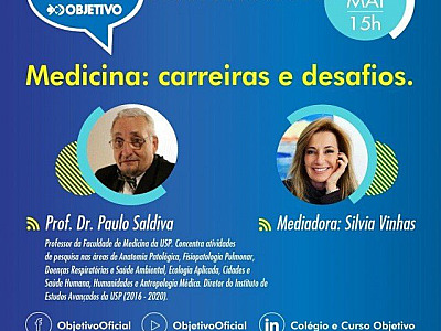 Objetivo promove live com o tema “Medicina, carreira e desafios”