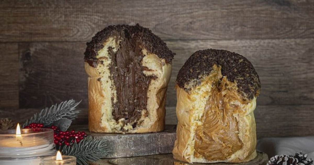 Brownie do Luiz aposta em panetones de doce de leite e creme de avelã