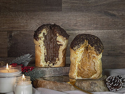 Brownie do Luiz aposta em panetones de doce de leite e creme de avelã