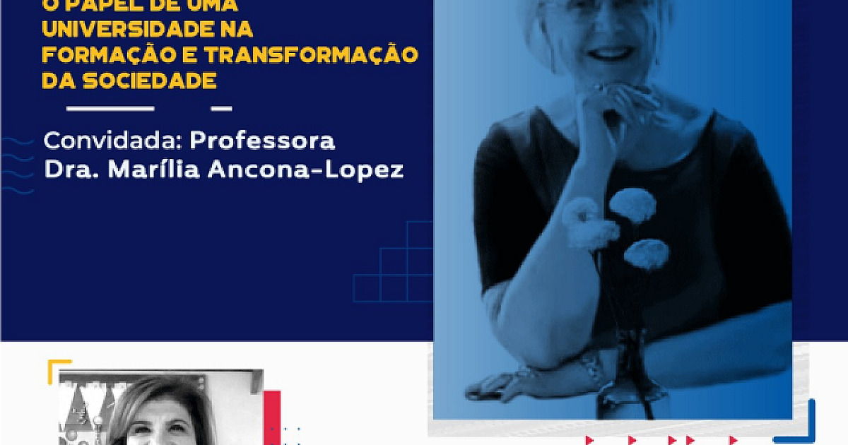 UNIP promove live sobre o papel das universidades na transformação da sociedade