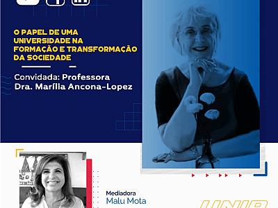 UNIP promove live sobre o papel das universidades na transformação da sociedade