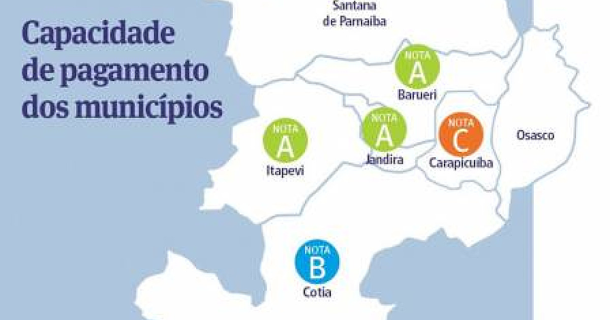 Quatro prefeituras da região ostentam nota A em análise de adimplência
